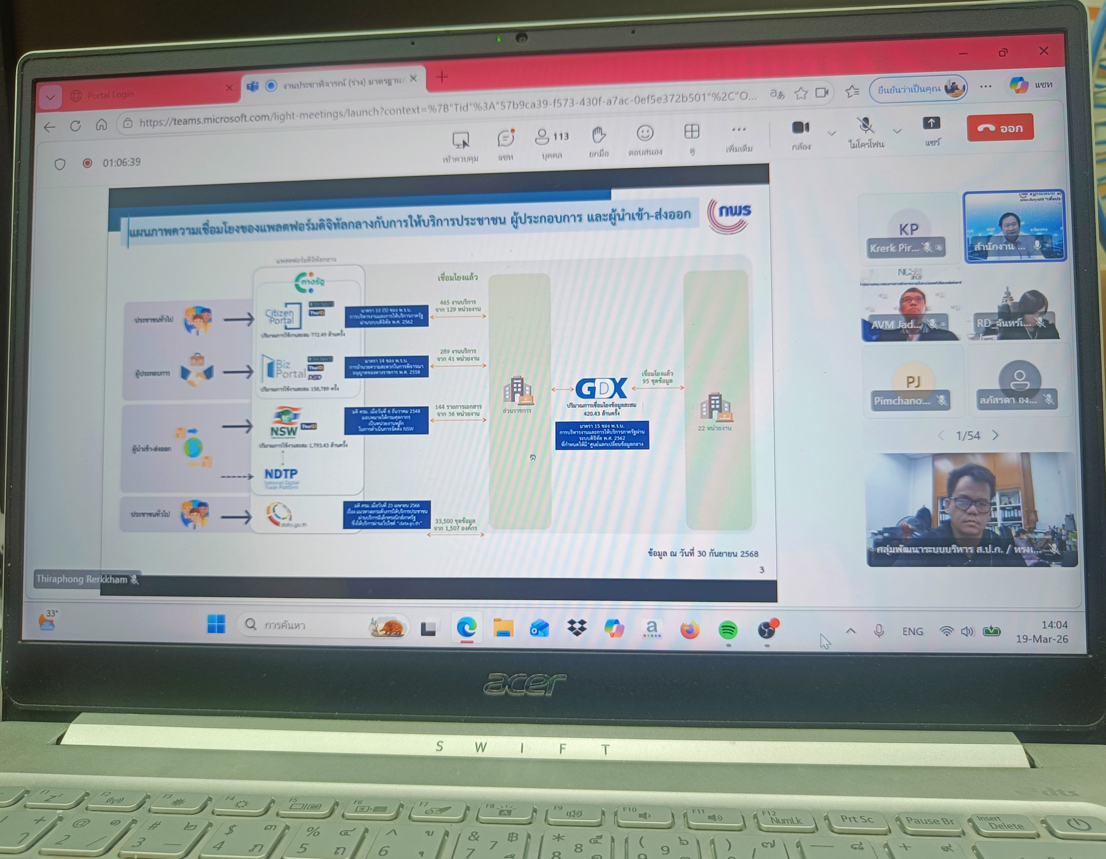 title - เข้าร่วมประชุมแสดงความคิดเห็น และรับฟังความคิดเห็นต่อ (ร่าง) มาตรฐานสำนักงานพัฒนารัฐบาลดิจิทัล (องค์การมหาชน) (มสพร.) ด้านมาตรฐานบริการดิจิทัลภาครัฐ ผ่านสื่ออิเล็กทรอนิกส์ (ประชุมผ่านระบบออนไลน์ Microsoft Teams) สำนักงานพัฒนารัฐบาลดิจิทัล (องค์การมหาชน)&nbsp;DGA